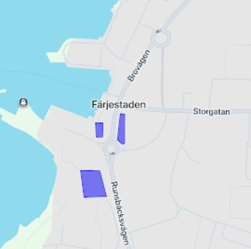 Parkeringskarta i Mörbylånga (exempel från appen)